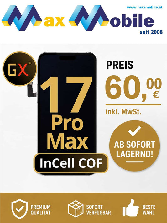 iPhone 17 Pro Max Incell Bildschirm