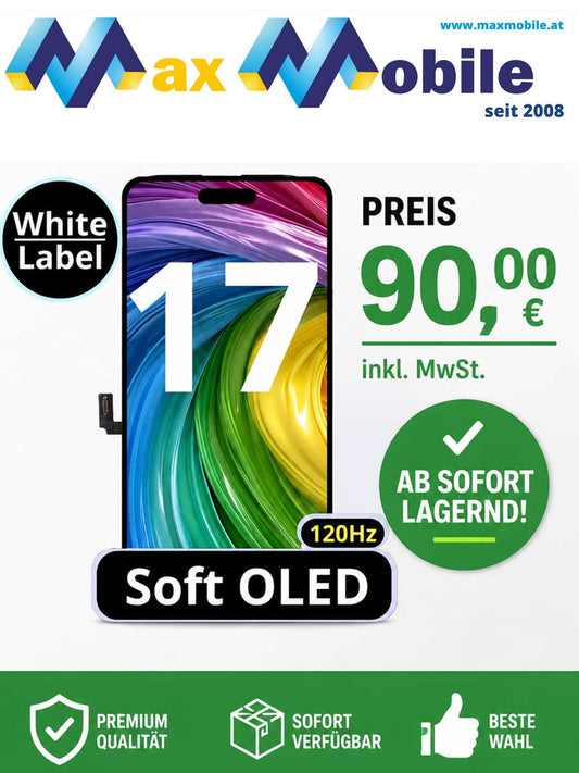 iPhone 17 Soft Oled 120hz  Bildschirm