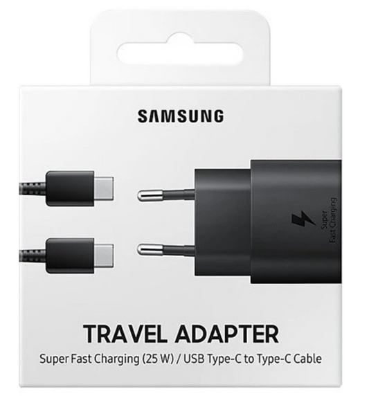 Samsung Original Schnellladegerät 25W Set Ladekabel Adapter Netzteil TYP C