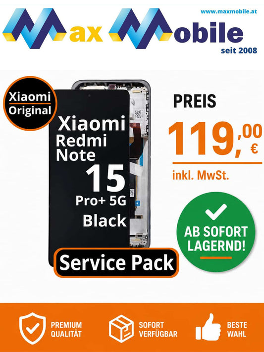 Redmi Note 15 Pro+ 5G Serivepack Bildschirm